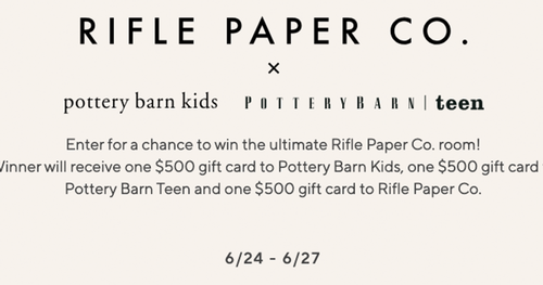 Rifle Paper Co. Sweepstakes