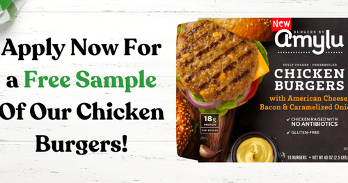 Possible FREE Pack of Amylu Charbroiled Chicken Burgers!