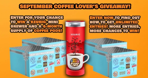 September Coffee Lovers Giveaway