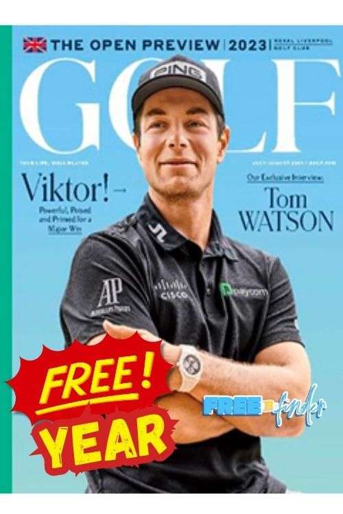 Free Year of Golf Magazine Subscription + Free Shipping