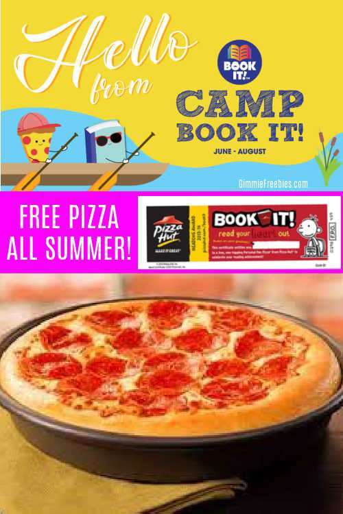 Free Pizza Hut all Summer when Kids Reading Books with Camp Book It | FreeBFinder.com